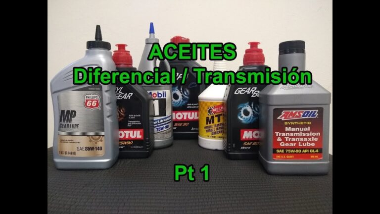 Caracter&iacute;sticas Esenciales de los Lubricantes para Diferencial