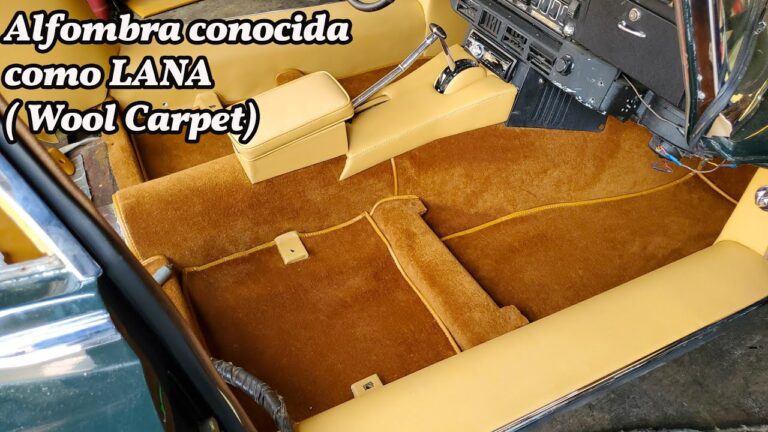 Crea Tu Propia Alfombrilla de Coche: Gu&iacute;a Pr&aacute;ctica y Creativa