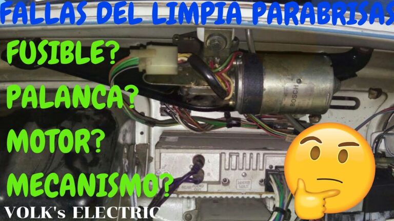 S&iacute;ntomas Comunes de Fallo en los Limpiaparabrisas