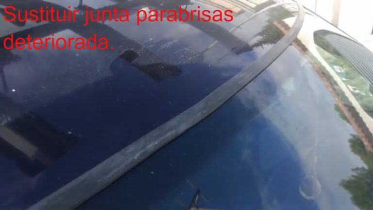 Gu&iacute;a Pr&aacute;ctica para la Reparaci&oacute;n del Sello de Goma en el Parabrisas