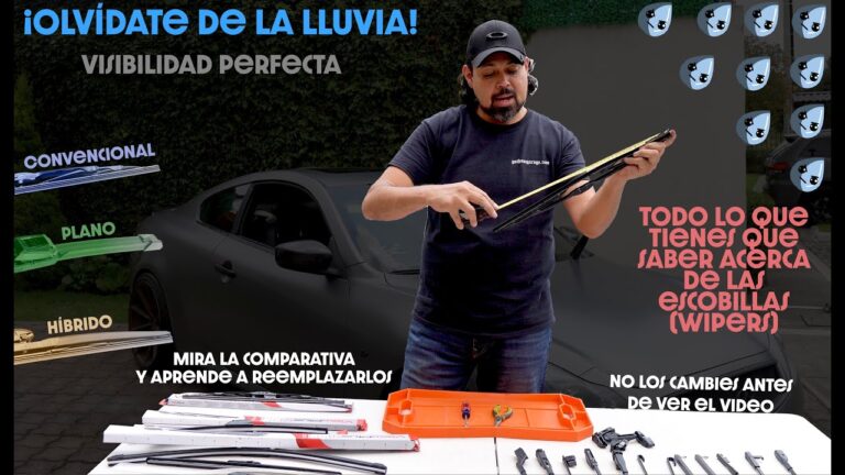 Gu&iacute;a para Elegir el Limpiaparabrisas Ideal para Tu Coche
