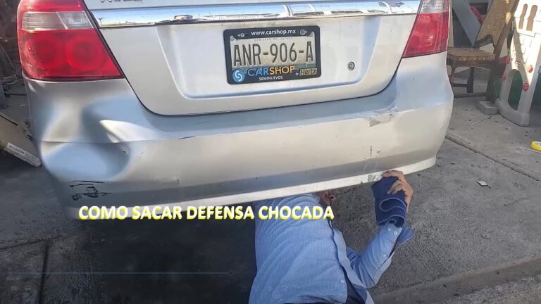 Eliminaci&oacute;n Efectiva de Golpes en Parachoques de Autom&oacute;viles