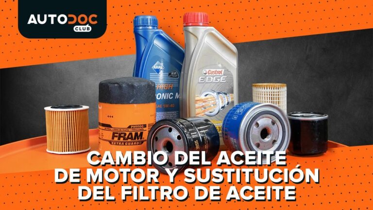 Consejos Esenciales para Instalar Filtros de Aceite en Coches
