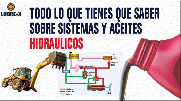 Mejor Lubricante para Sistemas Hidr&aacute;ulicos: Gu&iacute;a Esencial